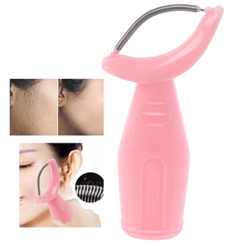 

Face Beauty Spring Threading Stick Applicator Spatula Removal Epilator Safety without injury Facial Hair Remover Tool