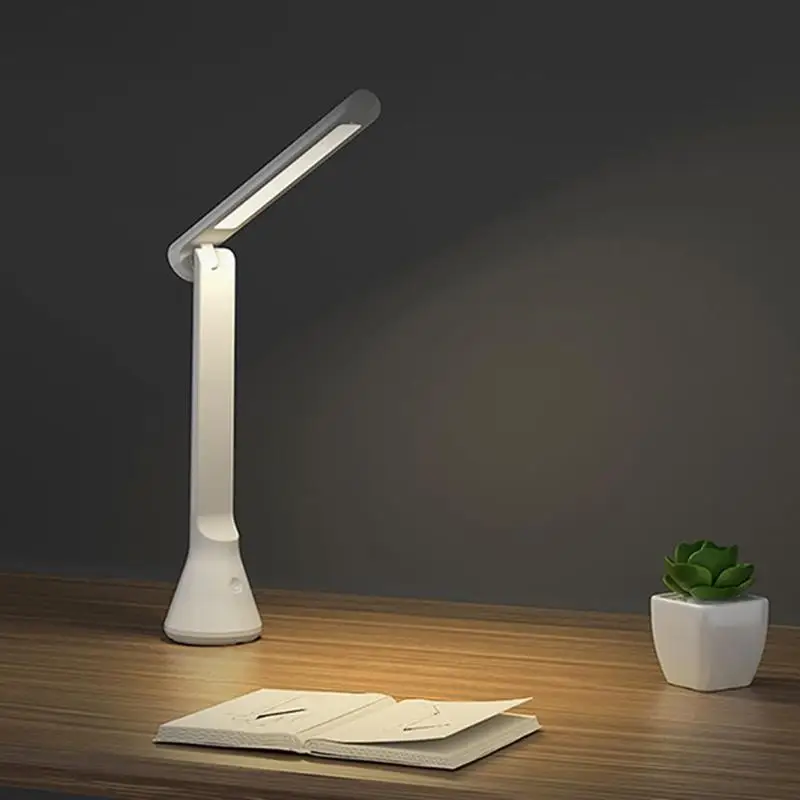 Yeelight складной настольный светильник портативный USB Перезаряжаемый 1800 мАч 3 режима Диммируемый светодиодный настольный лампа, ночник для чтения учебы