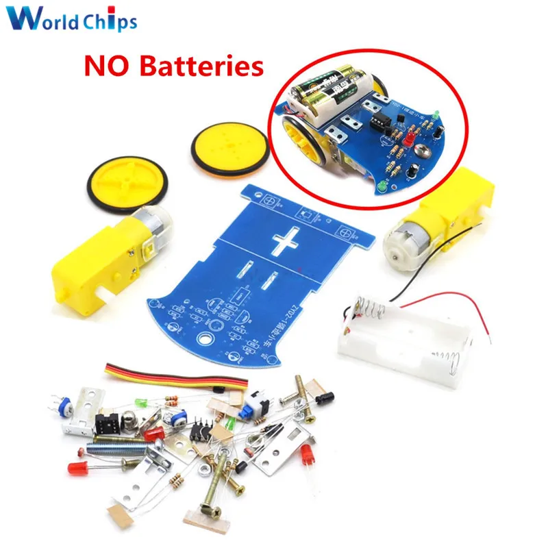 Diymore D2-1 DIY kiti akıllı izleme hattı akıllı araç kiti Arduino için yansıma optik anahtarı Robot araba diy elektronik kiti