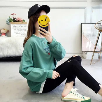 

Autumn sweatershirt Hoodies Print Fun Cotton Casual Hoodies Casual women