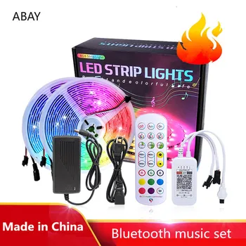 

WS2811 Ambilight LED Strip 12V LED light waterproof Flexible tira luz led luces Christmas decoration lights Bluetooth music set
