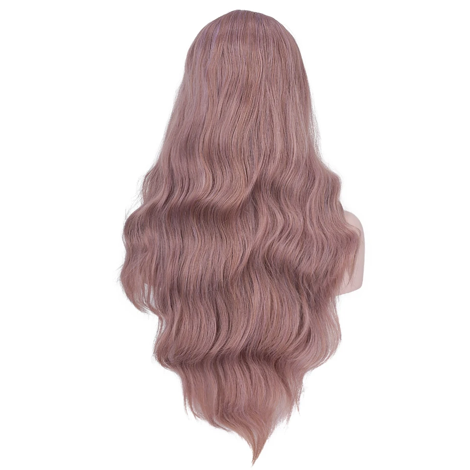 DIFEI синтетические парики 2" длинные волнистые парики черные розовые красные парики для женщин термостойкие волосы косплей парики - Цвет: boteng