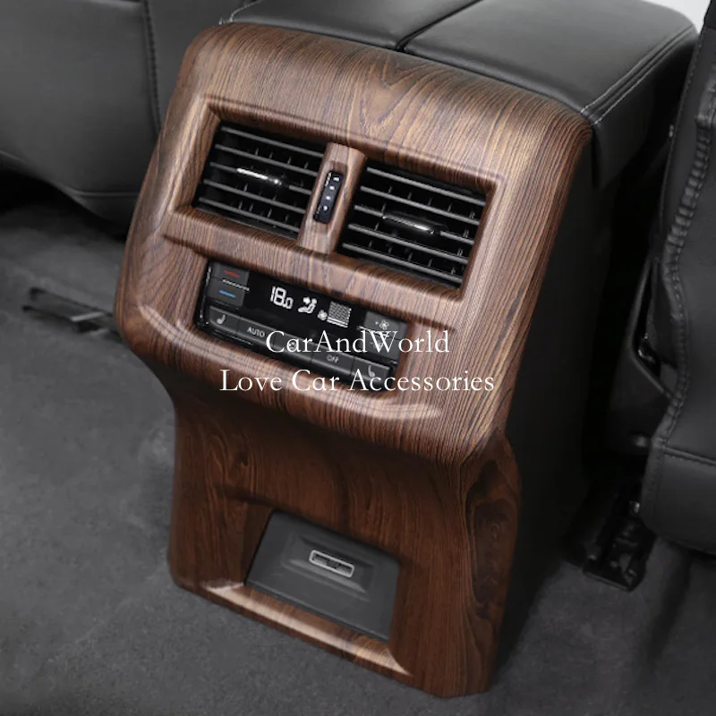 

Для Volkswagen VW Teramont Atlas 2017-2020 см Высота спинки анти kick кондиционер выходное отверстие USB Клавиатура рамка Панель отделкой для вагонетки с противовесом