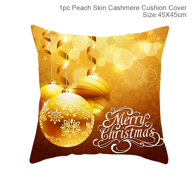 cushion cover 14 Merry Chistmas Рождественский Чехол на подушку украшения для дома Рождественские украшения подарки на год Рождество Navidad Neol - Цвет: cushion cover 14