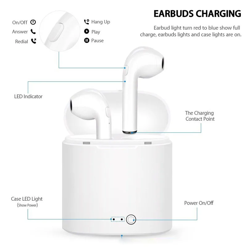 OWX i7s TWS беспроводной наушник Bluetooth Earphoness I7 спортивные наушники гарнитура с