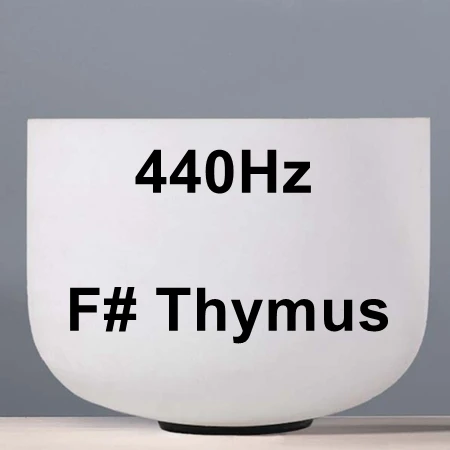 440Hz CVNC 1" C# D# E F# G# A# B любая нота матовая Чакра кварцевый Поющая чаша - Цвет: 440Hz