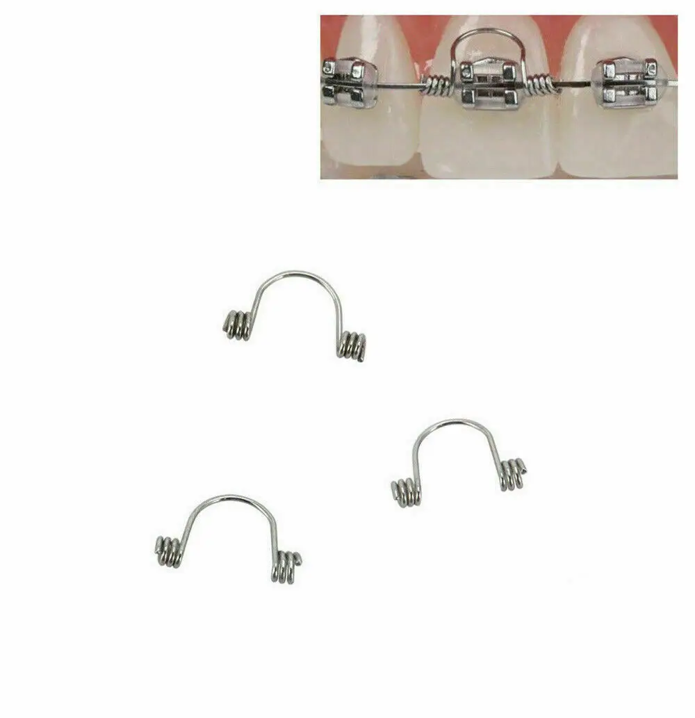 Dental Ortho Anterior Teeth Torque Rectangular Springs Use Braces Arch