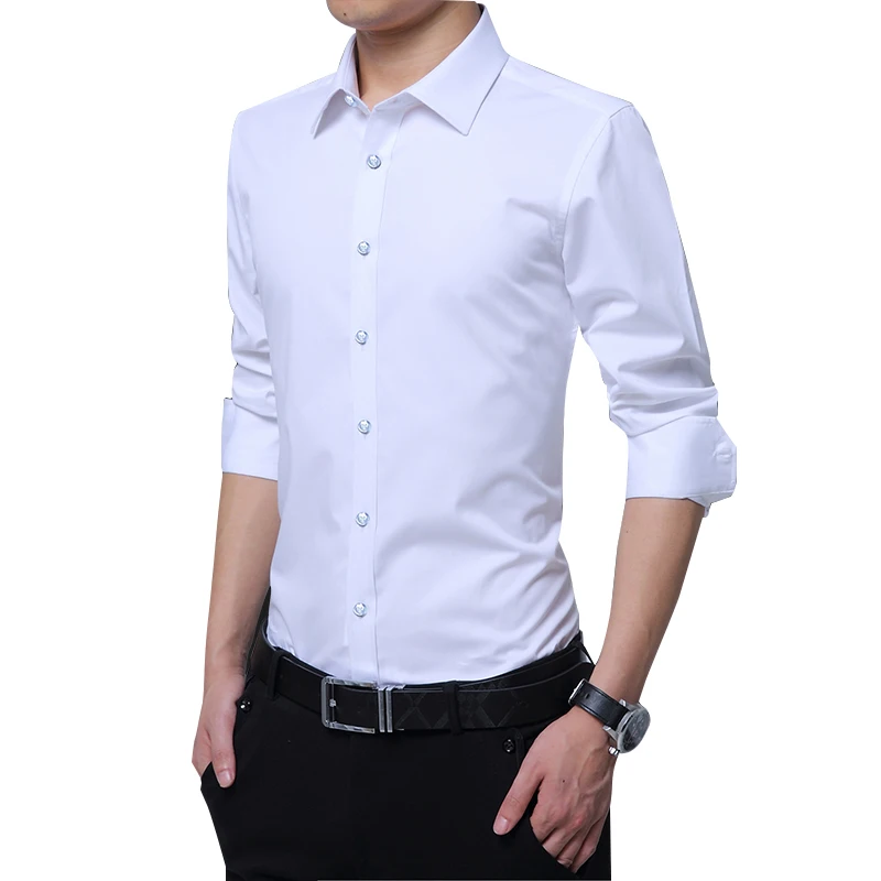 Legible Casual Social Formal shirt Men long Sleeve Shirt Business