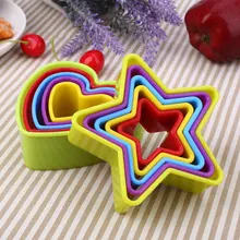 5 шт./компл. Рождественский 3D Fondant(сахарная) печенья пресс-форм для выпечки инструменты многоцветный