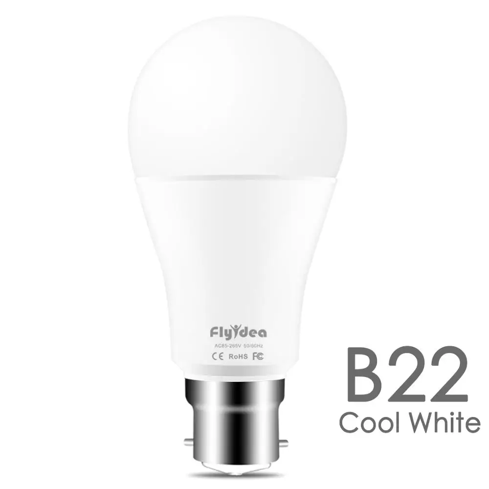 Cool White 15 Вт умная лампа B22 Wifi светодиодный светильник AC 85-265 в приложение для умного дома Wifi дистанционное управление Настольная лампа с Alexa и Google Assistant - Испускаемый цвет: Cool White