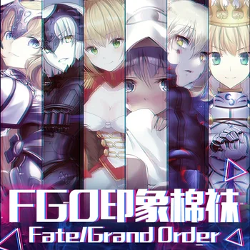 

Anime Fate/stay night Arturia Pendragon Saber Alter Jeanne d'Arc Men Women Comfortable Cotton Socks College style stocking