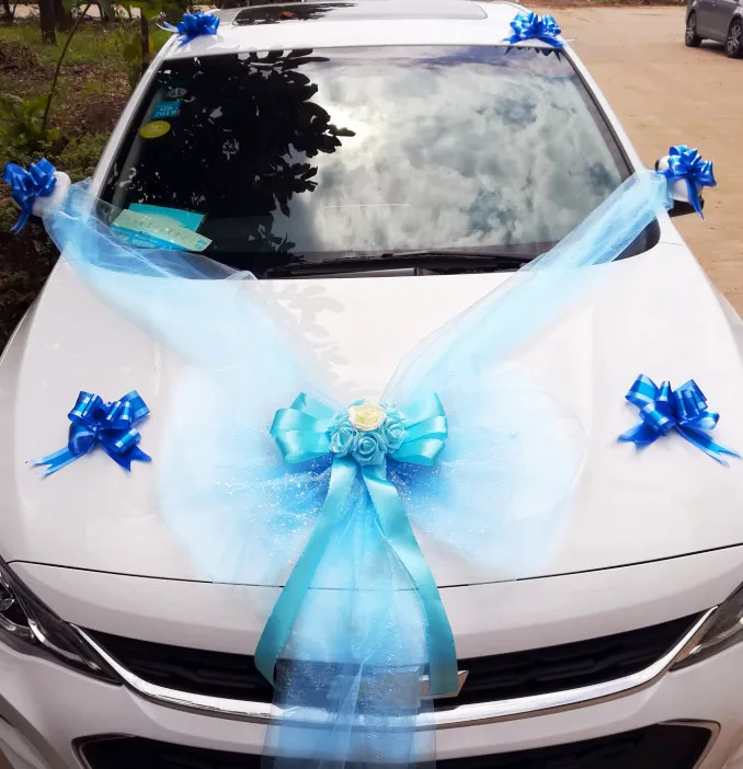 Свадебное украшение свадебные цветы для автомобиля розы декоративные венки