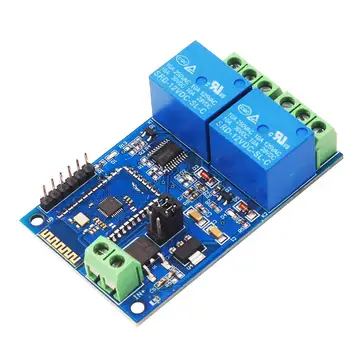 

Bluetooth Relay Switch Module Intelligent Home Mobile APP Remote Control 2 Bit DC 12V Dual Circuit Bluetooth Relay Module