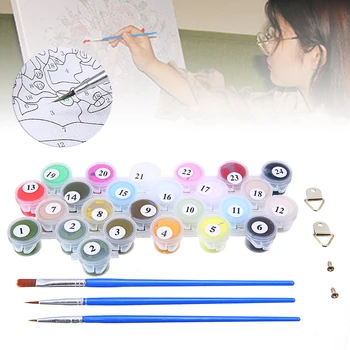 

40x50cm Framless DIY Oil Painting Kit Spring Floral Canvas Paint By Numbers Acrylic Paints DIY Art Drawing Painting Gifts