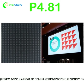 

Led Screen Module Led Display Board Panel p4.81 indoor 250x250mm Full Color p2.97 p3.91 p4.81 led panel 250*250mm