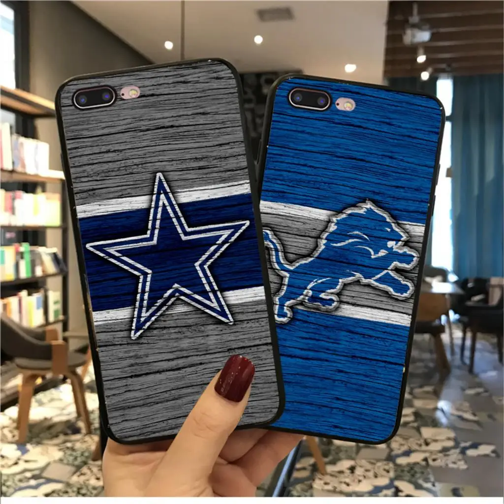 

Yinuoda American Football Team Logo Colorful Cute Phone Case for iPhone 8 7 6 6S Plus X XS MAX 5 5S SE XR 11pro max Mobile Cover