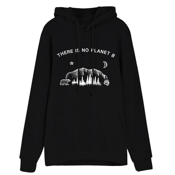 

There Is No Planet B Letter Print Women Clothes Hoodies Harajuku Protect Environment Girls Jumpers Fashion Pullovers Drop Ship