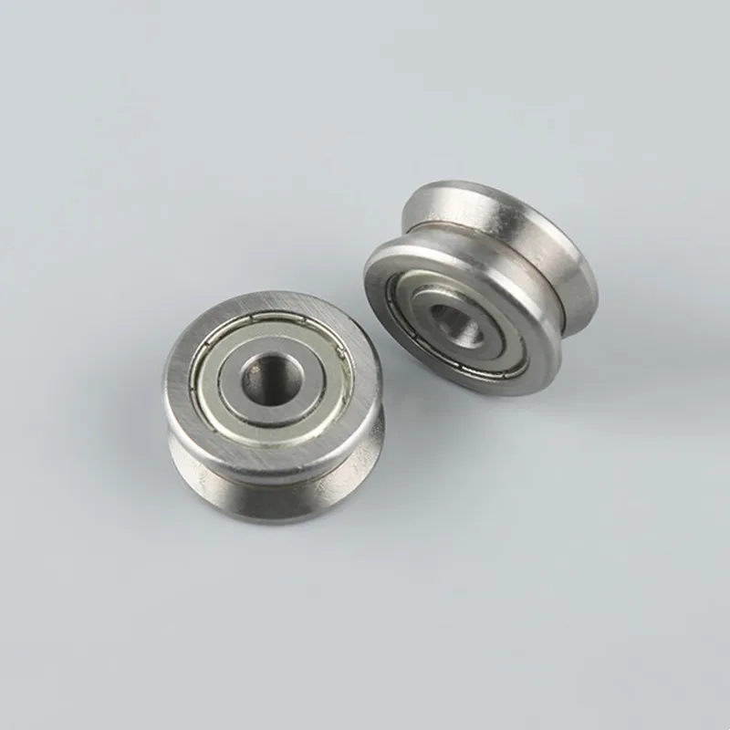 10 Stück LV202-40 ZZ 15*40*18mm V Groove Track Guide Rad Rollenlager Riemenscheibe LV202-40ZZ 15x40x18 mm – Detail 4