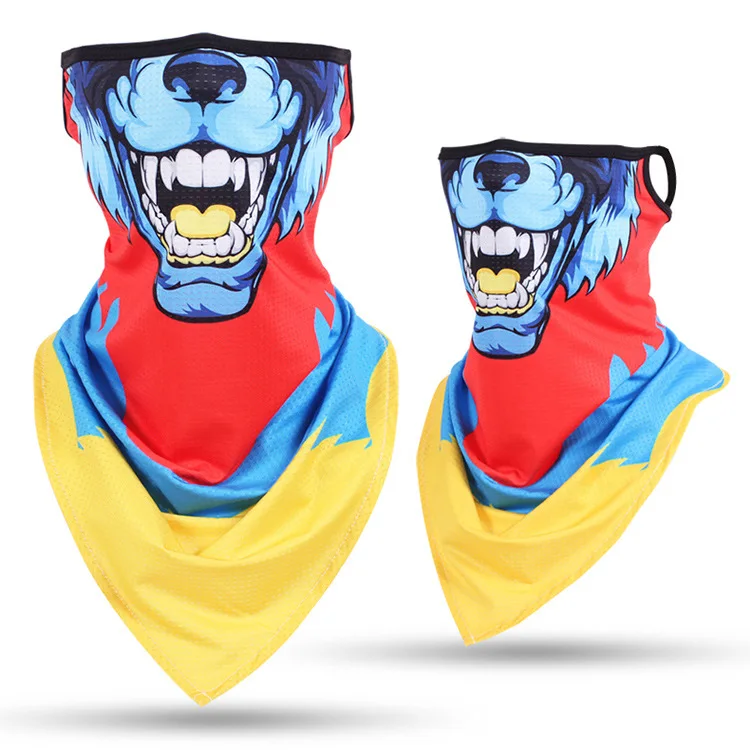 彩色狗【挂耳三角巾】_4