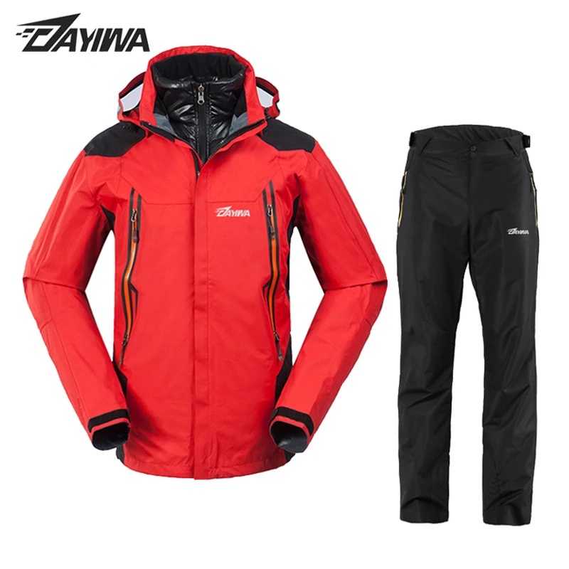 Уличный комплект одежды для рыбалки Dayiwa, Мужская водонепроницаемая ветрозащитная походная одежда, комплект зимней спортивной одежды, дышащая рыболовная куртка