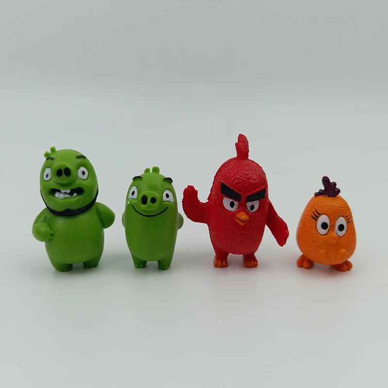 12 шт. Angry Bird Аниме Фигурка красный Блюз Чак бомба Матильда птицы фигурки мини-модель Фигурки игрушки