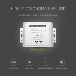 Jeatone – commutateur d'alimentation pour contrôle d'accès DC5V 5A, minuterie réglable, entrée AC100V 260V, sortie NO/NC, interphone vidéo 