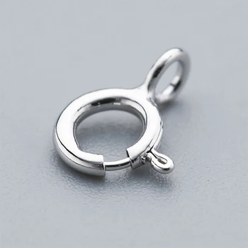

20pcs S925 Sterling Silver spring clasp wholesale