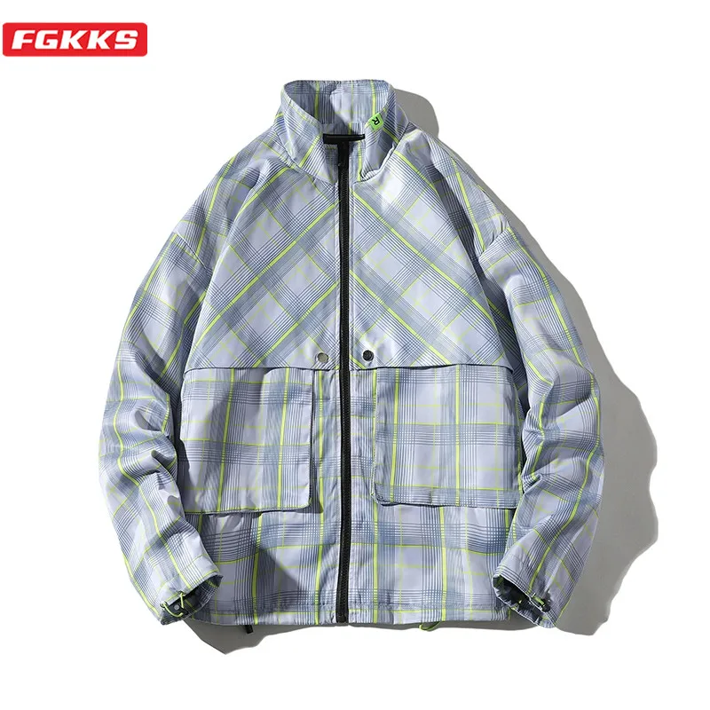 Fgkks модные брендовые мужские куртки трендовые в стиле Харадзюку Мужская одежда
