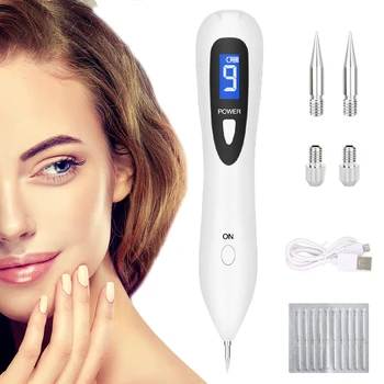

LCD Beauty Spot Pen Home Multifunctional Portable USB Freckle Tattoo 6-Speed Laser Picosecond 9-Speed Beauty Equipment