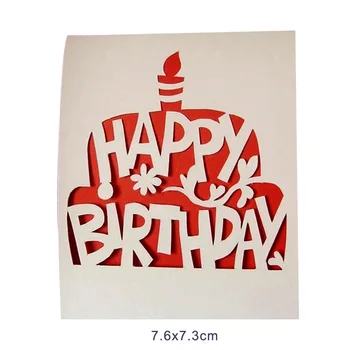 

Happy Birthday Metal Cutting Dies For Scrapbooking Stencil Photo DIY Album Decorative Embossing Folder Dies Card Template