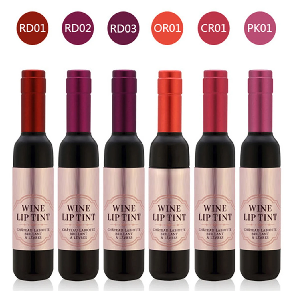 Red Wine Bottle Lips Makeup Moisturizer Long Lasting Lip Gloss Matte Liquid Lipstick Waterproof Lip Tint Red Wine Bottle Lips Makeup Moisturizer Long Lasting Lip Gloss Matte Liquid Lipstick Waterproof Lip Tint
