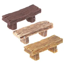 Прямая поставка стул в стиле ретро миниатюры фигурки украшения для бонсай DIY микро пейзаж домашний декор