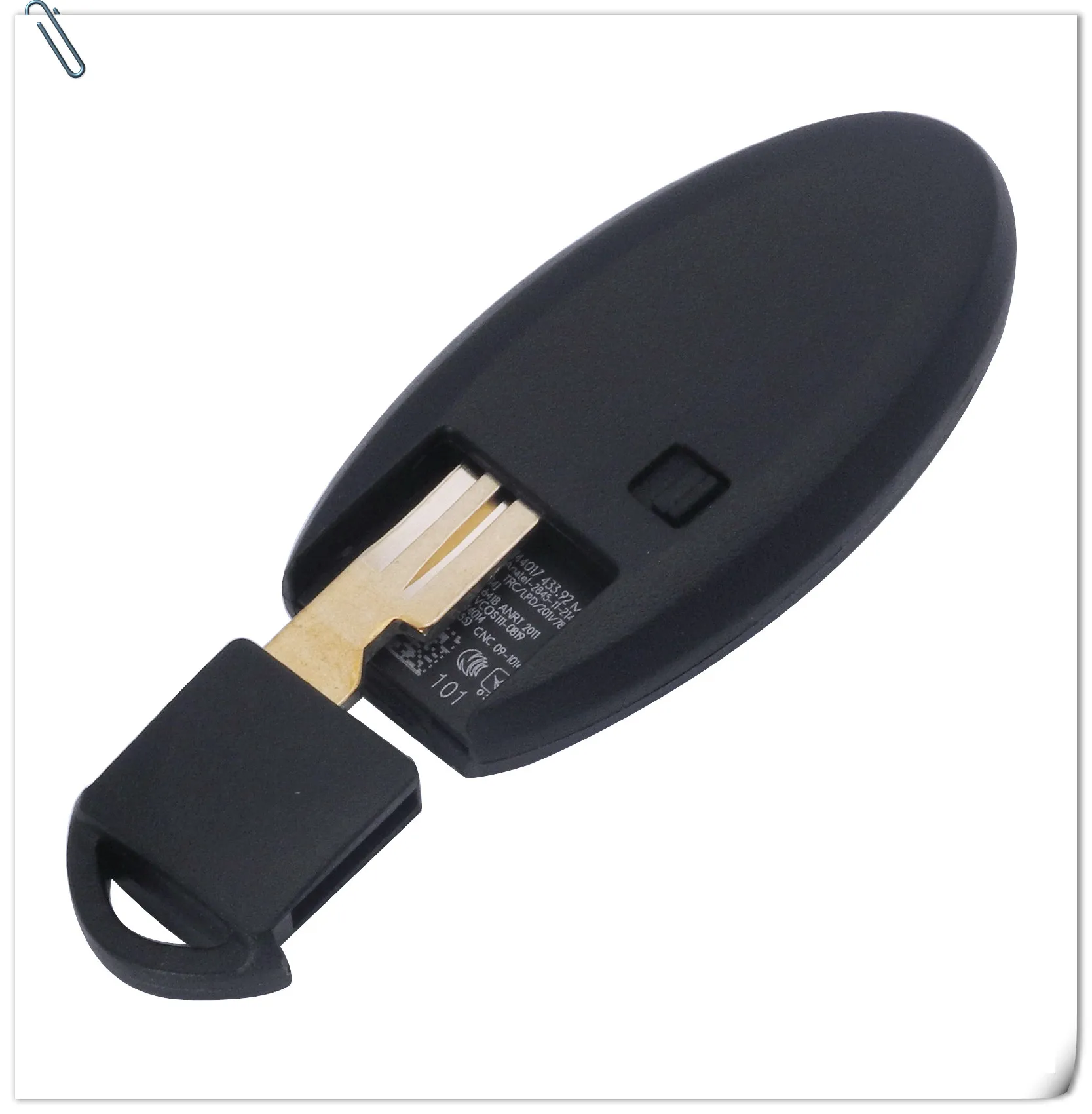 Jingyuqin умный дистанционный ключ Подходит для Nissan March Sunny Tiida Livina Sylphy Altima Maxima 3 кнопки брелок