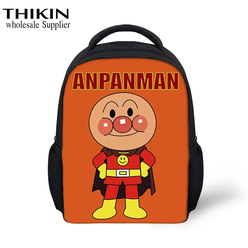 Тикин аниме Anpanman принт Дети дошкольного школьная сумка мультфильм маленький детский сад рюкзак дети мальчик девочка мини школьные сумки