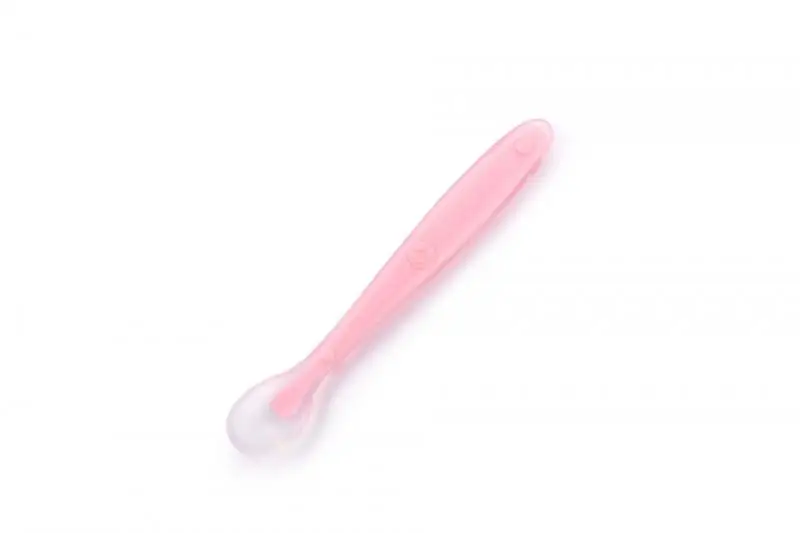 Baby Spoons Feeding Dishes Tableware Baby Silicone Spoon Soft Head Spoon Baby Training Spoon Children Tableware Silicone Spoon