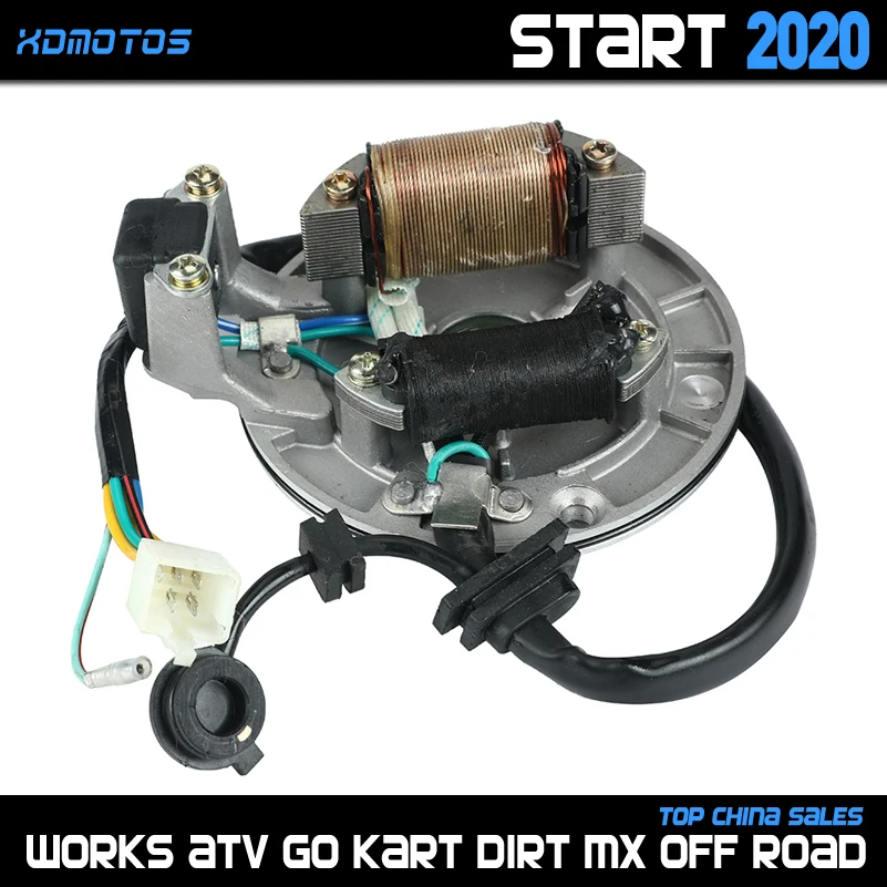 Motorcycle AC Ignition Magneto Stator Magneto Flywheel kit For Lifan LF 50cc 110cc 125cc Horizontal Engines Dirt Pit Bikes Motorcycle AC Ignition Magneto Stator Magneto Flywheel kit For Lifan LF 50cc 110cc 125cc Horizontal Engines Dirt Pit Bikes