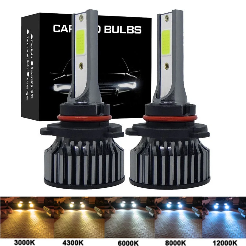 2 шт. H1 H7 светодиодный H4 12000LM HB3 HB4 H11 H8 9006 9005 для автомобильных фар диод