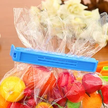 Cheap 10pcs Kitchen supplies tool Kitchen Storage Household Snack Food Seal Sealing Bag Clip Sealer Clamp Plastic Tool gift