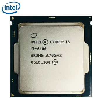 Intel Core i3-6100 i3 6100 Dual Core 3,7 GHz Quad-hilo 51W procesador de CPU LGA 1151 probado 100% de trabajo