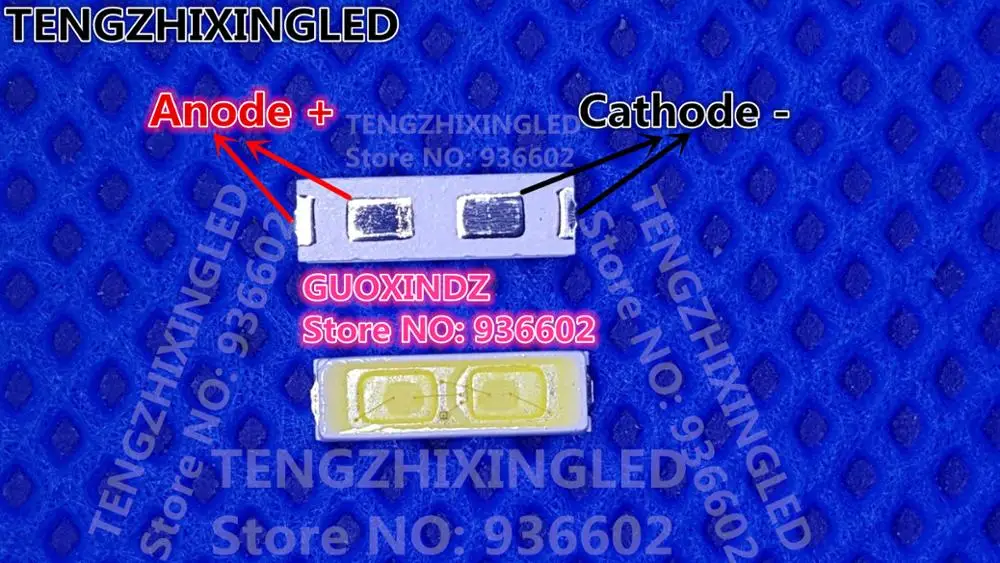 REFOND 미들 파워 LED 백라이트, 7020 쿨 화이트 LCD 백라이트, TV TV 응용, 0.7W, 3V, 100 개