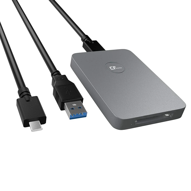 CFexpress-lector de tarjetas USB 3,1 Gen 2, 10Gbps, tipo B, Adaptador de Tarjeta de Memoria de aluminio portátil CFexpress