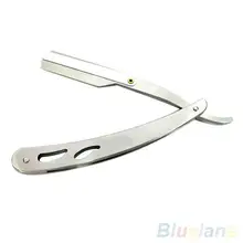 Прямая Парикмахерская стальная бритва складной держатель для ножей для бритья без лезвия материал из нержавеющей стали, прочный в течение длительного времени