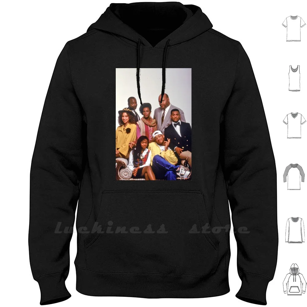 The Bel Air Fam хлопковая футболка с длинными рукавами и надписью Will Smith Fresh Prince Of