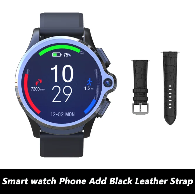 Watch Add Strap Смарт-часы KOSPET Prime, 4G, телефон, 3 ГБ, 32 ГБ, 1,6 дюймов, экран, двойная камера, 1260 мА/ч, Android, умные часы, Bluetooth, gps, Face ID Unclok - Цвет: Watch Add Strap