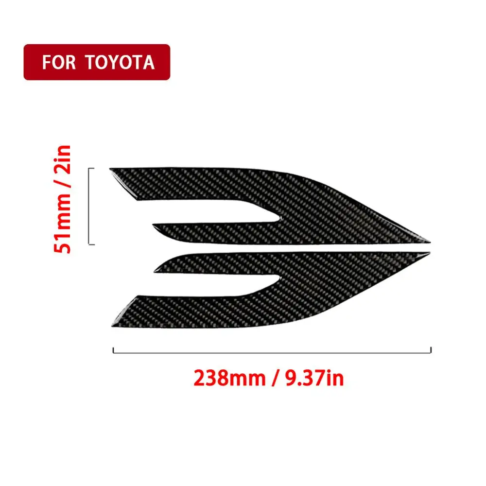 

For Toyota Camry 2018-2020 Rear Carbon Fiber Front Headlight Eye Edge Cover Trim Decals Sticker Car Moulding Automotive Stickers
