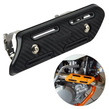 

Heel Guard Exhaust Heat Shield Universal Black Exhaust Muffler Pipe High quality
