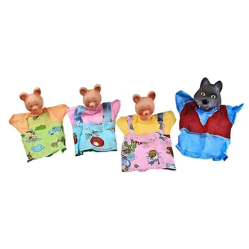 

Three little pigs puppet theater 4 characters
