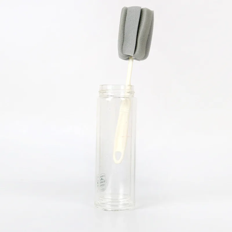 Creative Glass Cup Washing Cups Sponge Brush Kitchen Long Handle Cleaning Brush Bottle Brush xi bei shua Cup Brush