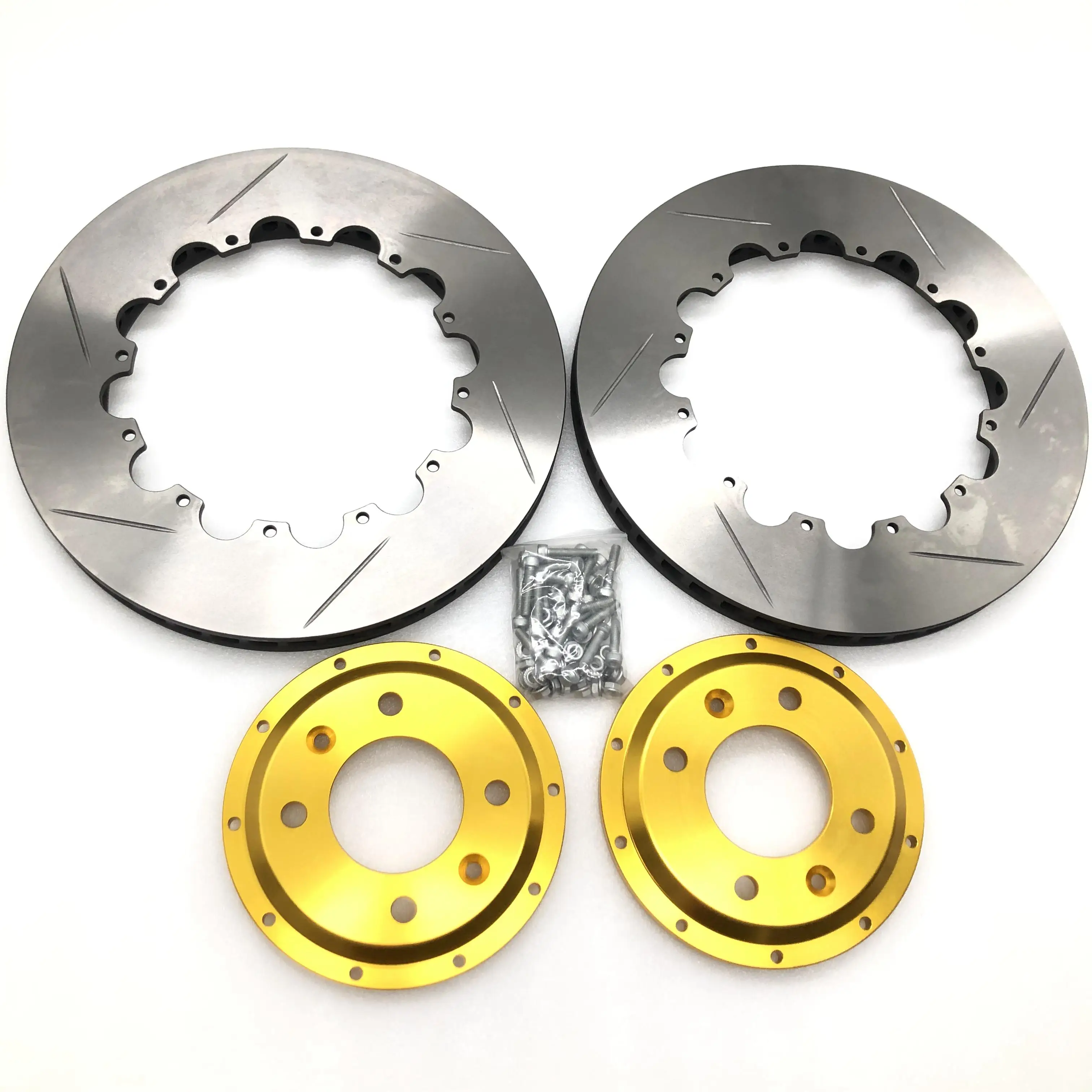 Jekit 330*30mm grooved combine drilled disc with sliver alloy center cap PCD 5*100 for subaru-impreza front | Автомобили и