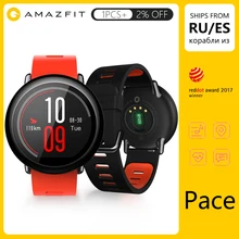 Amazfit Pace умные часы с Bluetooth 4,0 спортивные Смарт-часы с gps пульсометром умные часы huami